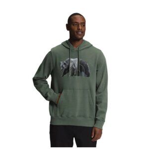 The North Face Bear Pullover Sweatshirt Hooded Track Jacket - Medium